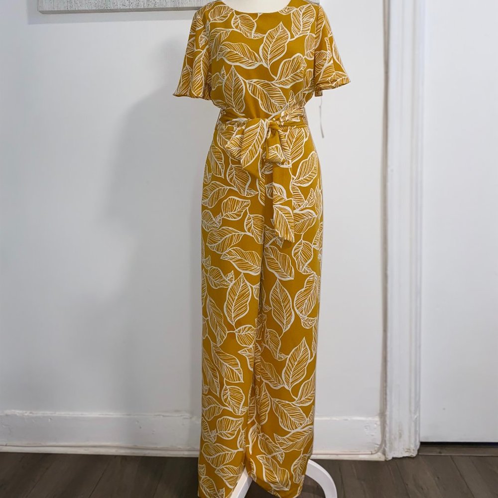 NY Collection Printed Jumpsuit